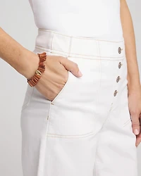 Walnut-Wood-Motif Stretch Bracelet