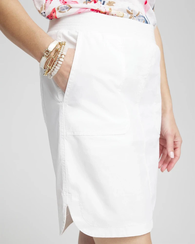Poplin Skort