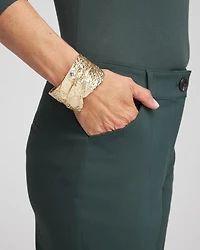 Molten Goldtone Cuff Bracelet