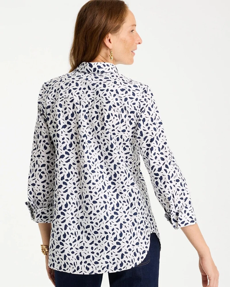 No Iron™ Stretch Printed Shirt