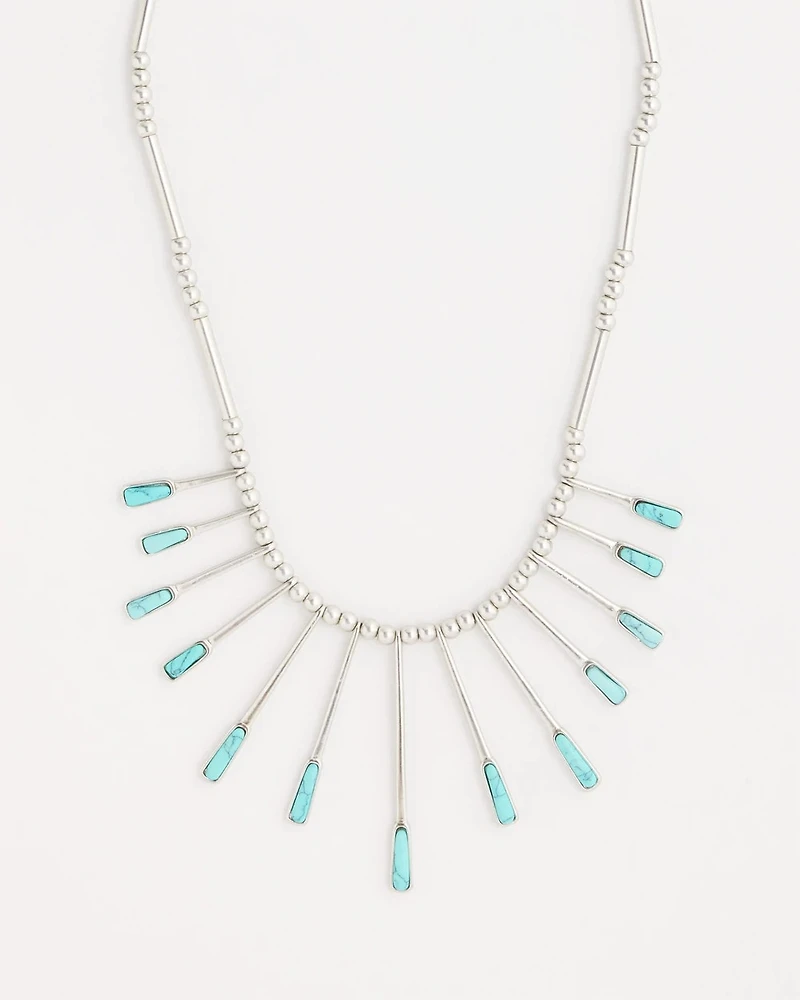 Sliced Bib Necklace