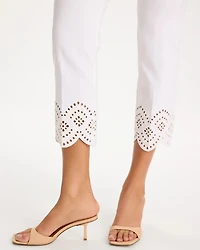 Brigitte™ Slim Scalloped Ankle Pants