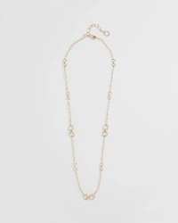 Equestrian Horsebit Long Link Necklace