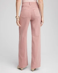 So Slimming® High Rise Wide Leg Jeans