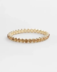 Amber Hues Shiny Stretch Bracelet