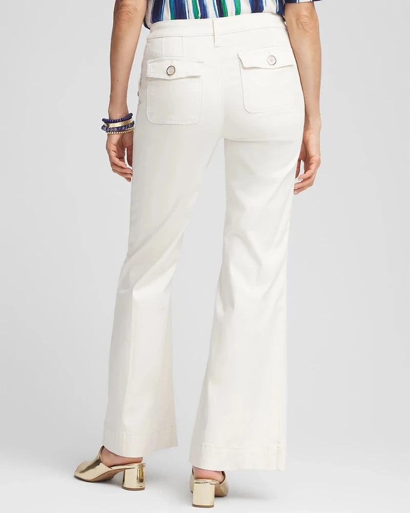 Satin Flare Pants