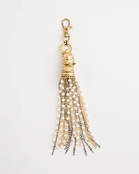Jaguar Faux Pearl Bag Charm