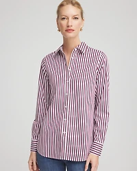 No Iron™ Chianti Striped Shirt