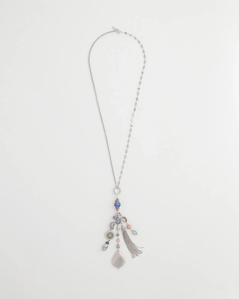 Stone & Shell Twice As Nice Pendant