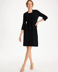 Travelers™ Drape Tie-Front Cardigan