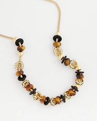 Adjustable Beaded Short Necklace