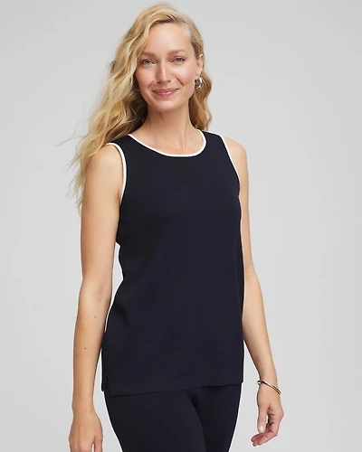 Travelers™ Tipped Sweater Shell Tank