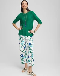 Boat Neck Pullover Sweater