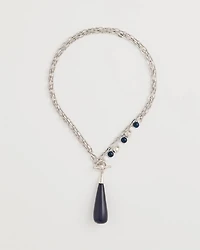 Siren Teardrop Pendant Necklace