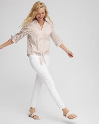 No Stain Pull-On Ankle Jeggings