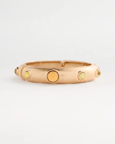 Multi-Colored Hinge Cuff Bracelet