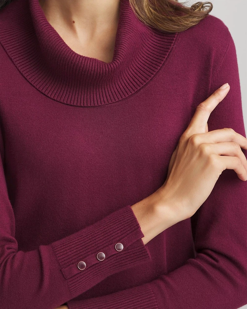 Cowlneck Long-Sleeved Sweater