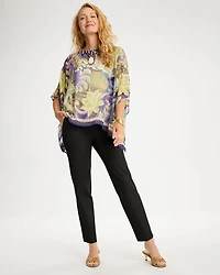 Soft-Stretch Twill Hollywood Waist Pants