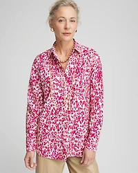 No Iron™ Leopard Print Shirt