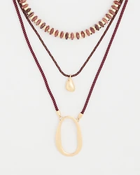 Convertible Beaded Pendant Necklace
