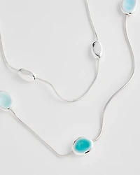 Sea Glass Effect Convertible Necklace