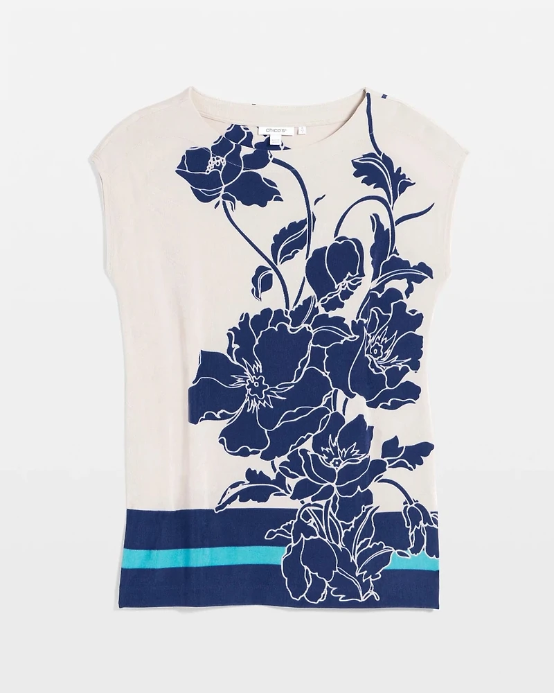 Travelers™ Wildflower Cap-Sleeved Tunic
