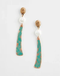 No Droop® Linear Drop Earrings