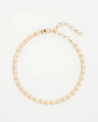 Golden Bamboo Collar Necklace