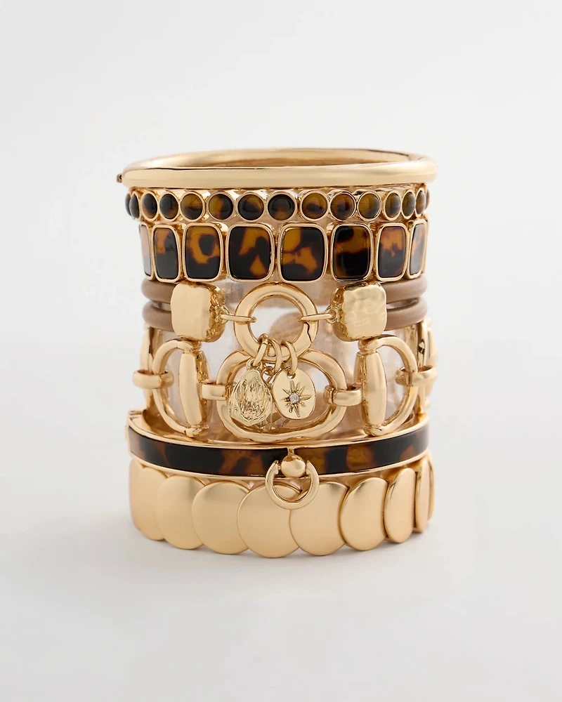 Tortoise Round Stretch Bracelet