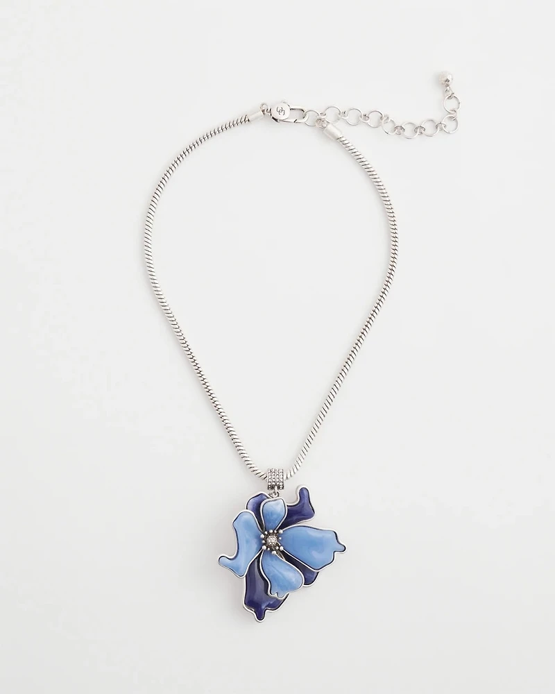 Blue Flower Pendant