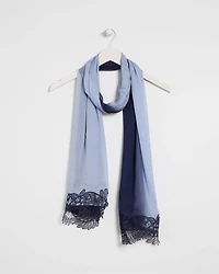 Ombre Lace Oblong Scarf