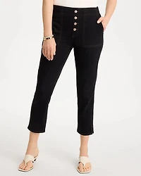 Pull-On Capri Jeans