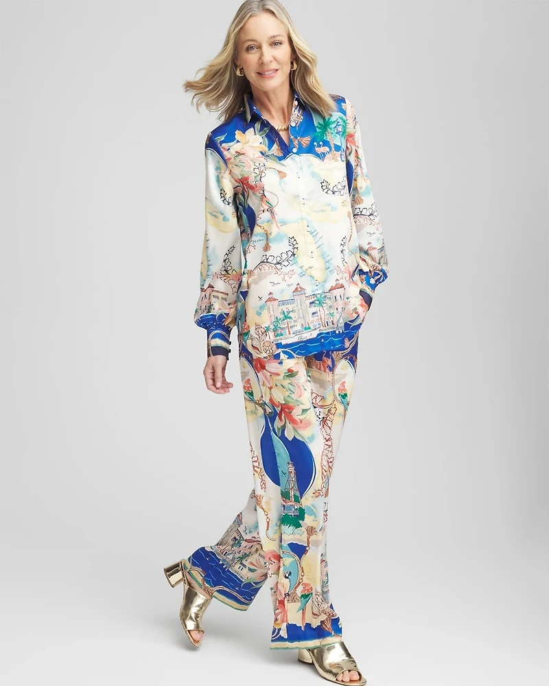 Sanibel Island Print Pants