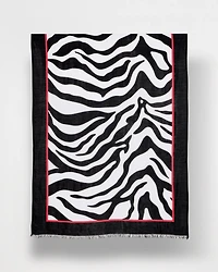 Animal Print Oblong Scarf