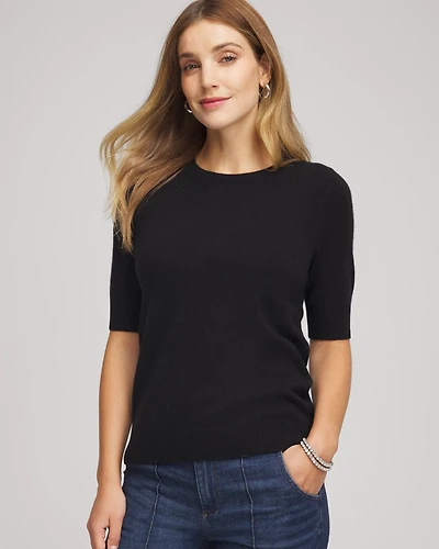 Crewneck Cashmere Pullover Sweater