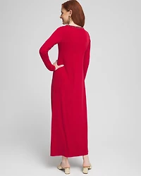 Petite Rhinestone Embellished Maxi Dress