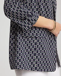 Printed Soft Crepe Blazer