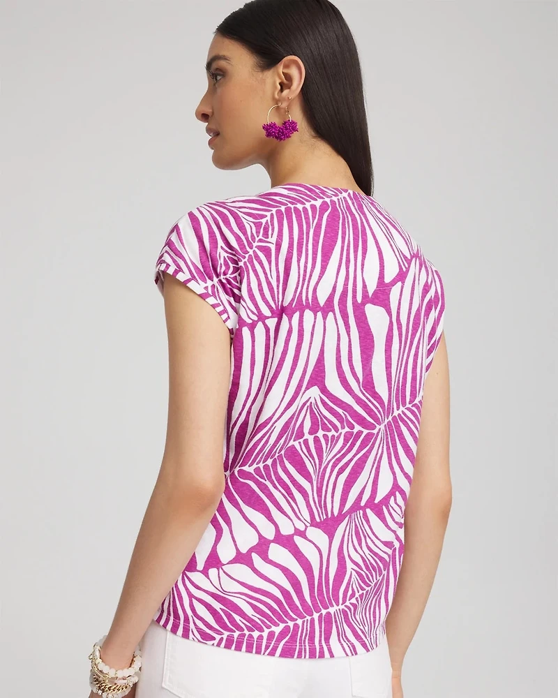 Jungle Inverted Knot Front Tee