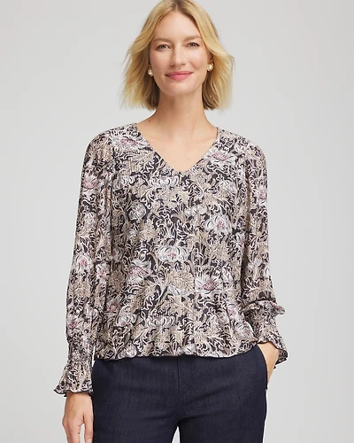 Bloom Crinkle Bodre Top