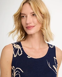 Floral Linen Tank