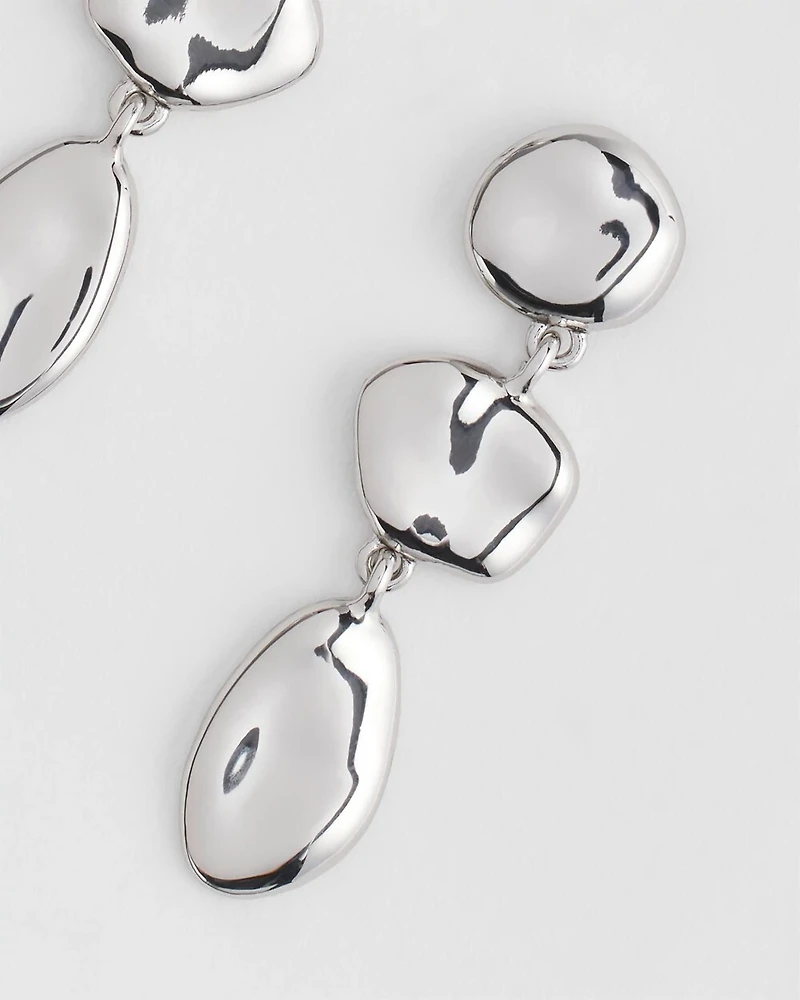 No Droop® Pebble Links Earrings