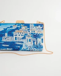 Embellished Cotton Seaside Clutch