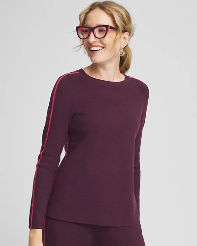 Zenergy® Luxe Side Stripe Top