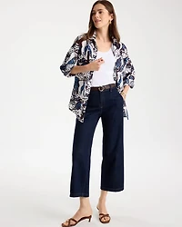 No Iron™ Linen Forest Fusion Shirt