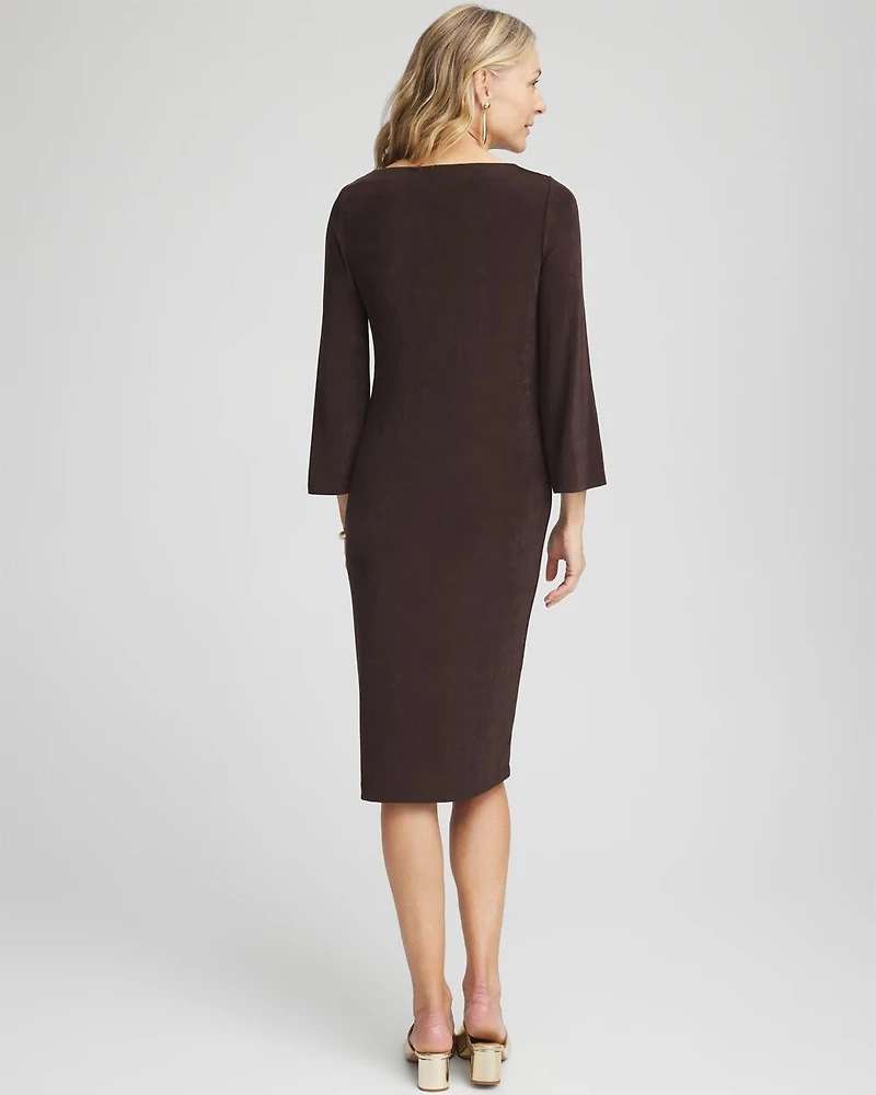 Travelers™ Bell Sleeve Boat Neck Dress