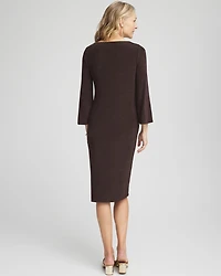 Travelers™ Bell Sleeve Boat Neck Dress