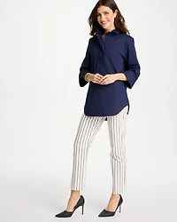 Pinstriped Brigitte™ Slim Ankle Pants