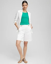 Pima Cotton Bateau-Neck Tee