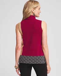 Travelers™ Colorblock Mockneck Sweater Tank