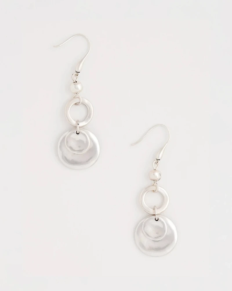 Coin Drop Earrings